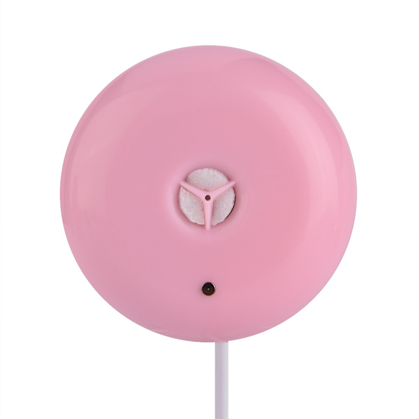 Bärbar Mini Munkformad USB Atomiserande Sprayluftfuktare för Hemmakontor Bil Rosa