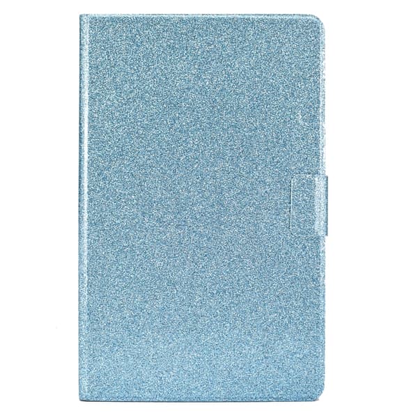 【03】Samsung Galaxy Tab A9 Glitter Läderfodral Blå