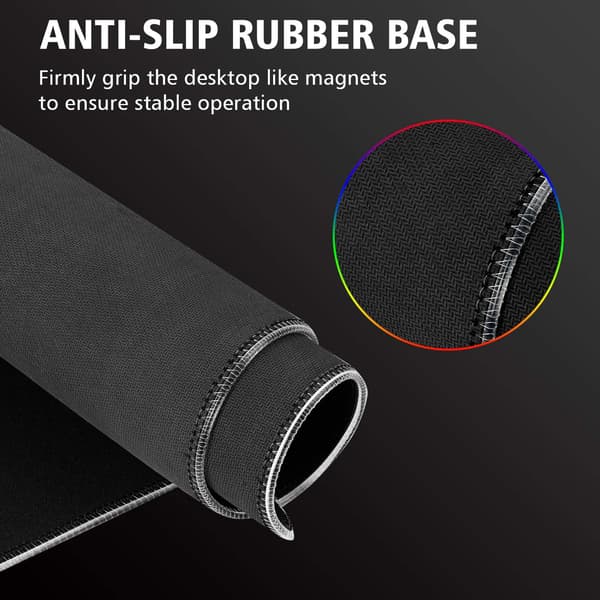 【03】Musemåtte - Med Rgb 14 Lystilstande Skridsikker Base (Stil 24, 300*700*4Mm)