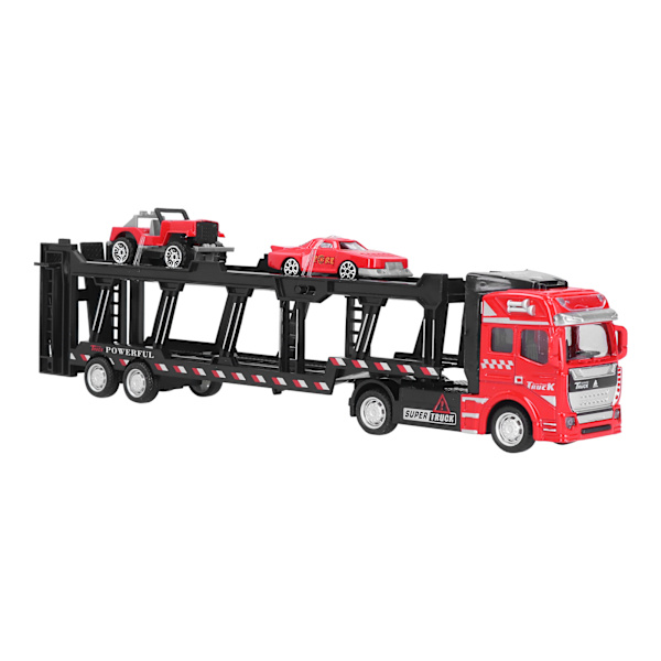 1:48 Legering Container Lastbil Bilmodel Legetøj Træk Tilbage Høj Simulation Børn Køretøj Legetøj (rouge)