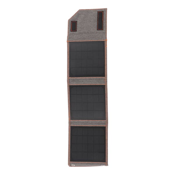 10W 5V Solpanel Laddare Utomhus Monokristallin USB Solcellsladdningspaket Vikbart för Camping Vandring Resor