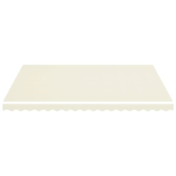 【03】vidaXL Markiisikangas kermanvärinen 4,5x3,5 m kermanvärinen Creme 5280
