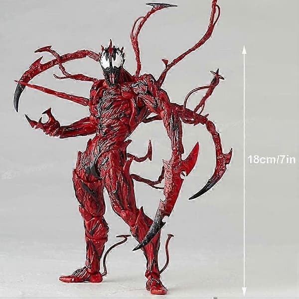 Venom Carnage Actionfigur, PVC-modell, Hjältestaty Leksak Ålder 4+