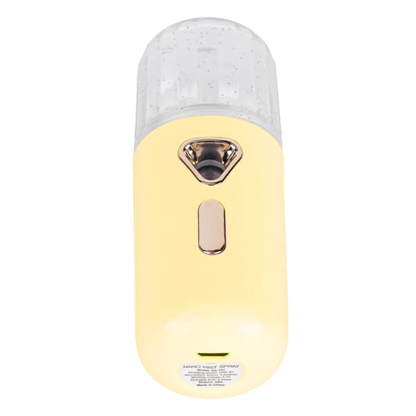 30 ml Mini Ansigtsfugter Bærbar Nano Forstøvning USB Opladning Ansigtsmist Sprøjte Gul