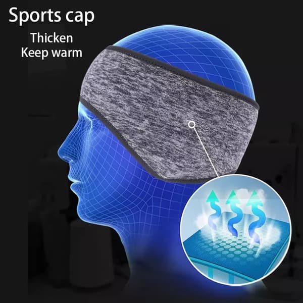 Ørevarmere Pandebånd til Mænd og Kvinder Efterår og Vinter Termisk Sportsørevarmere Elastisk Pandebånd til Jogging Løbetur Vandreture