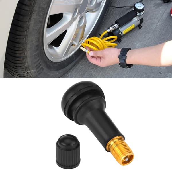10 st Bil Auto TR413 Hjul Snäpp In Däckventil Kort Gummiventil