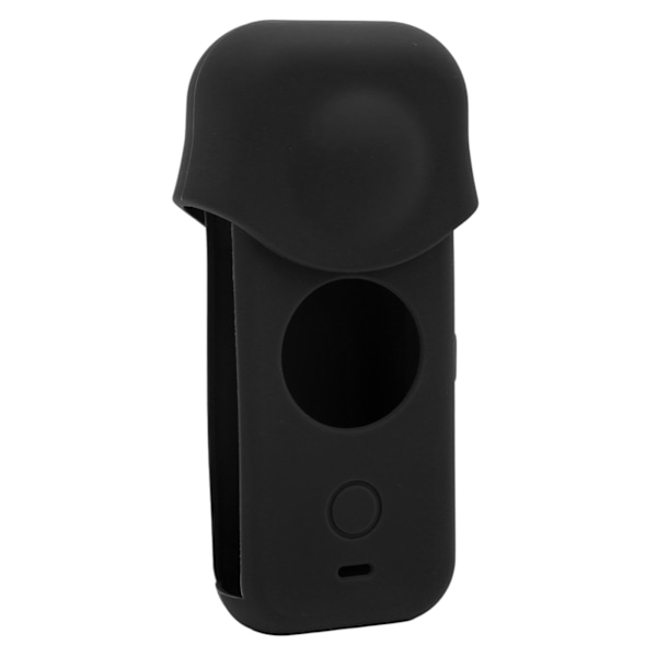 Beskyttende kameradæksel til sportskamera til Insta360 One X2 Støvtæt silikone Professionel actionkameraramme med dobbelt forsikring Sort