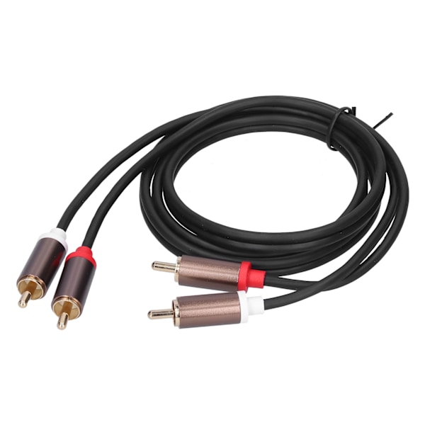 2RCA-uros - 2RCA-uros audiokaapeli kullattu kaksois RCA-johto TV:stä vahvistimeen 1M/3,3 jalkaa