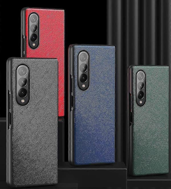 Stødsikkert etui kompatibelt med Samsung Galaxy Z Fold 3 5G Blue