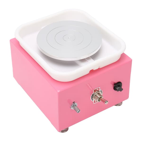 【03】Mini Pottery Wheel Ceramic Wheel Adjustable Speed Mini Electric Pottery Wheel Machine for DIY Clay Art Crafts 100‑240V EU Plug 0.2