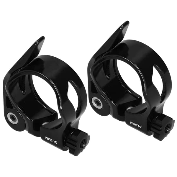 2 stk. 34,9 MM Mountain Road Bike Quick Release Sadelpind Klemme Rør Clip Tilbehør Sort