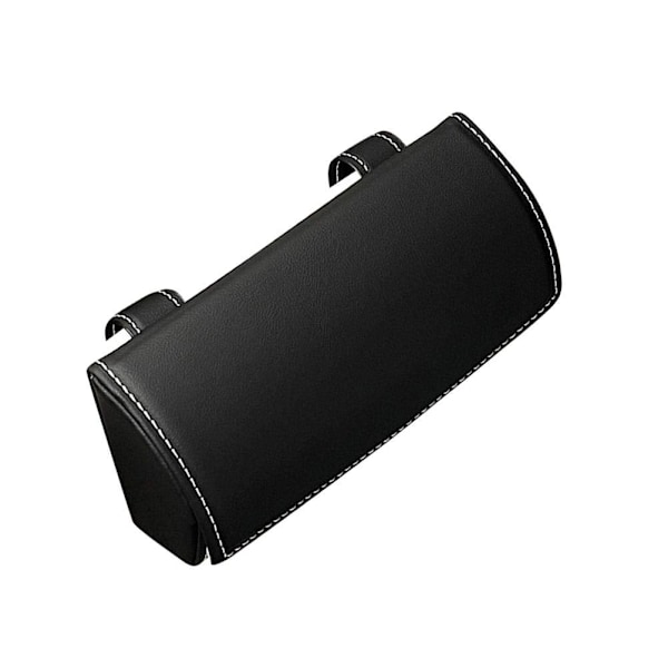 Solglasögonhållare för bil solskydd Auto Glasögon Organizer Box Fordon Solskydd Tillbehör Glasögonfodral för Kvinna Man Svart One Size