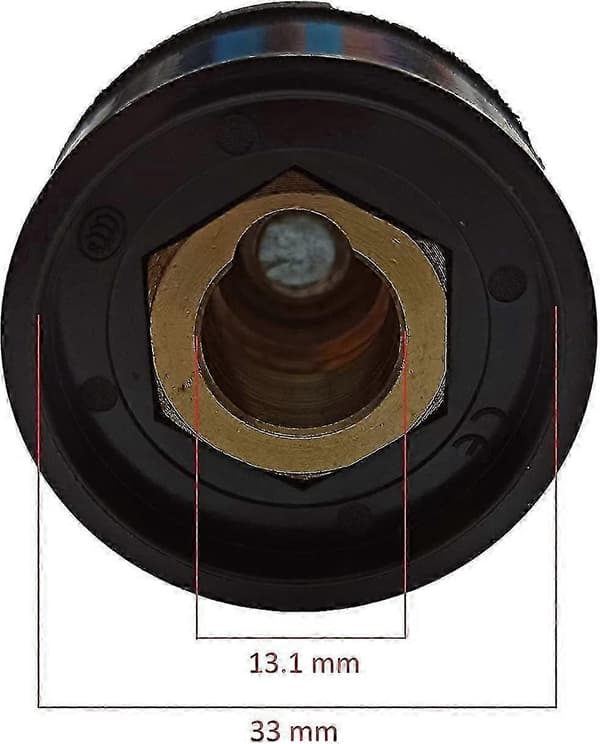 Snabbkopplingar för svetskabel 35-50mm 315A hane och hona 4-pack