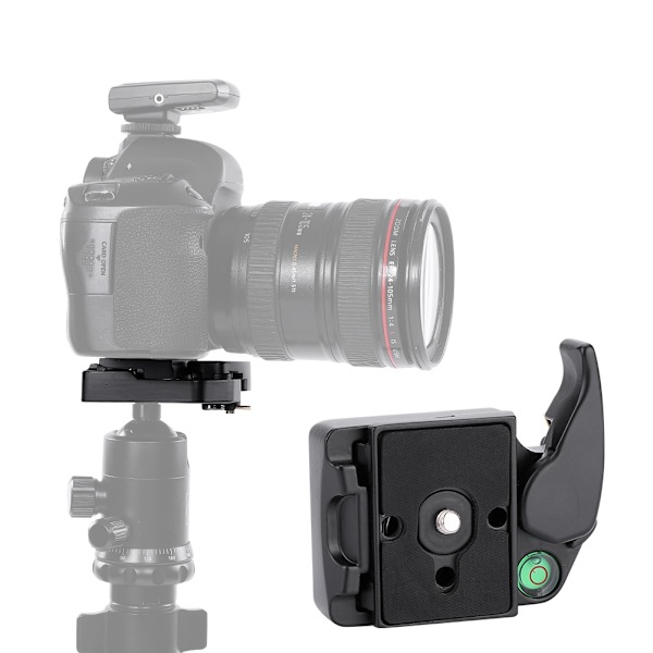 Quick Release Adapter Kameraklemme til Manfrotto PL-2000 DSLR 323 Skydeplade