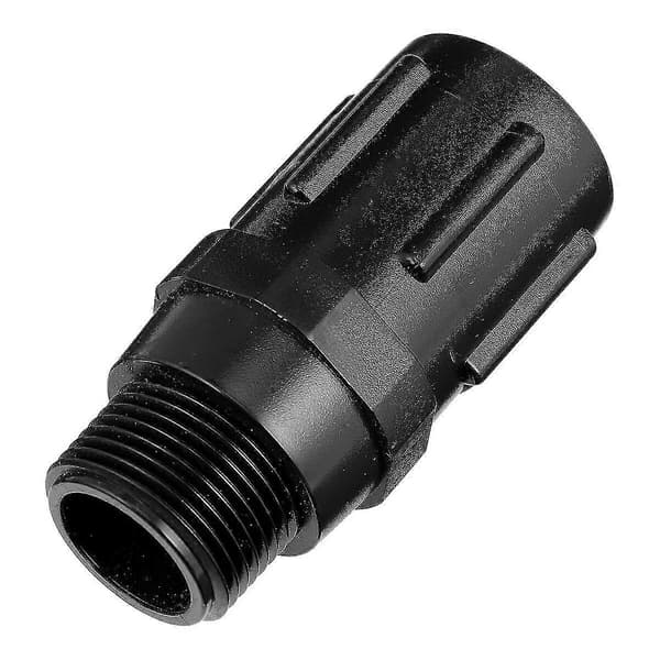 Drypvandingsregulerende 3/4 tomme 45 PSI reservevandtryksregulator (sort) Black 7.4X3.2CM