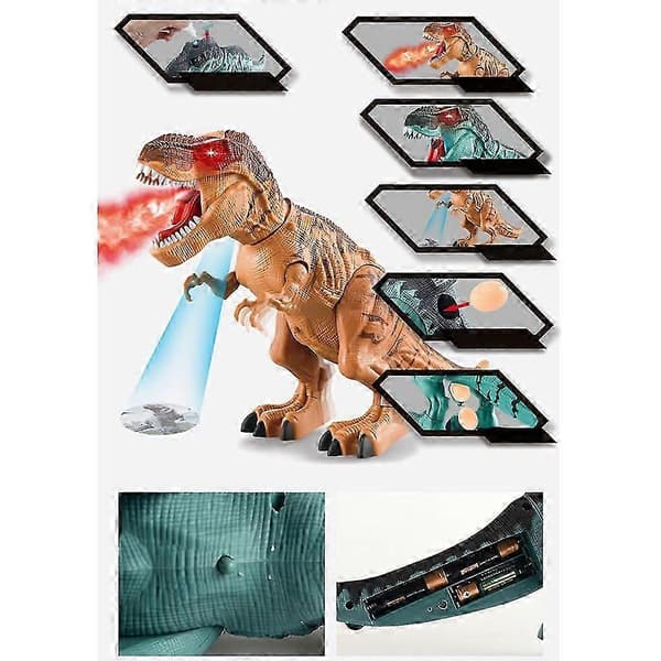 Dinosaurlegetøj Gå Ryst Brøl Læg Projekt Bevæg dig for børnehavebørn