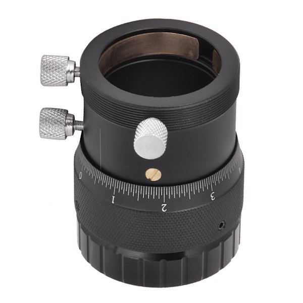 Aluminiumlegering 1,25 tums inre T-gränssnitt Dubbel spiralfokuserare Hög precision 10 mm fokuseringsslag för astronomiskt teleskop