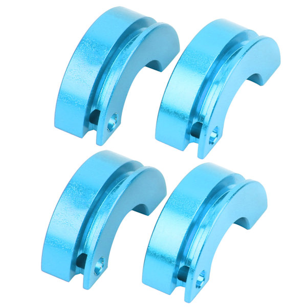 2 sæt RC kobling aluminiumslegering koblingssko med fjeder passer til Nitro HSP 1/10 fjernbetjeningsbil blå