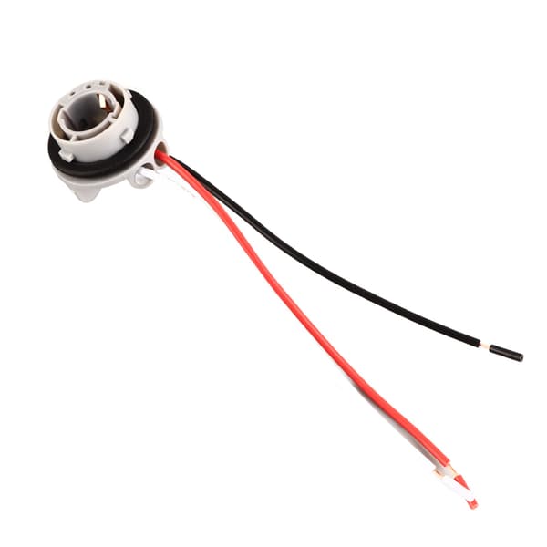 2 stk. 1157 Sokkel LED Blinklys Bremslys Pærer Holder Adapter Base Connector Ledningskabel