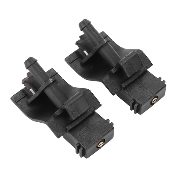 2 stk. Forrude Vaskerdyse 85381‑30110 ABS Sort Høj Styrke til Autoreparation