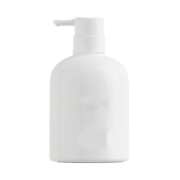 Schampodispenser Flaska Plast 500ml Stor Kapacitet Heminredning med Pump för Badrum Vit