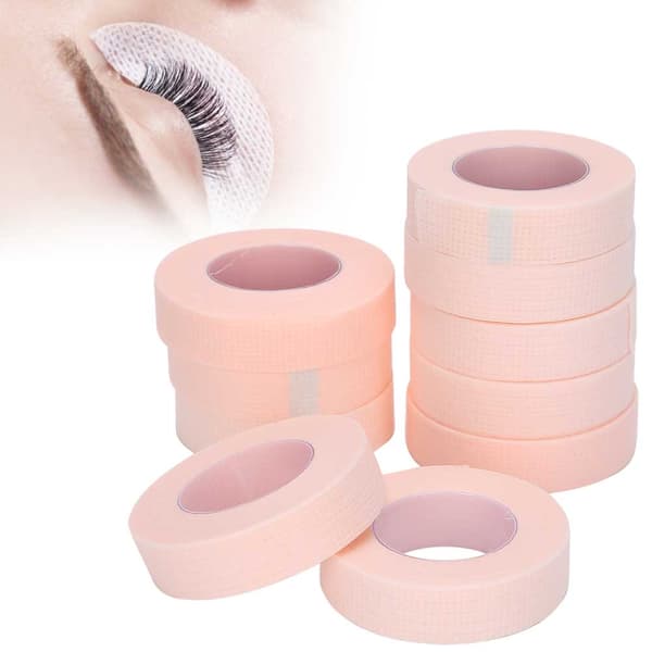 Podet Øjenvippe Isolationstape Åndbar Komfortabel Sensitiv Resistent Øjenvippeforlængelsestape 10 stk. Pink