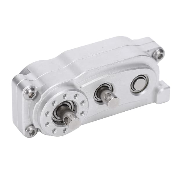 313mm Hjulbas Metallchassi Ram Transfer Case Ersättningsdelar Passar för 1/10 RC Crawler Bil Silver