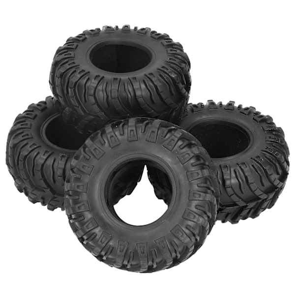 4 st 130/58 mm Gummi RC Crawler Däck med Svampfoderremsa Mönster Universal RC Delar
