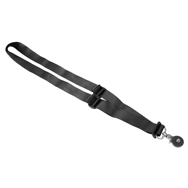 Håndholdt kuglehoved sikkerheds halsrem og 1/4 tomme skruebase til DJI Osmo Mobile 3/2 sort