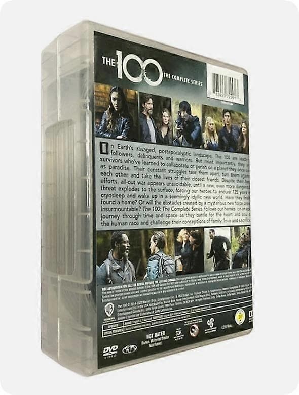 【03】The 100: Den komplette tv-serie sæson 1-7 engelsk version (DVD, 24-disc boks sæt)