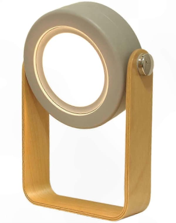 Justerbar LED-natlampe med touchfunktion, bærbar og foldbar lanterne med teleskopdesign White