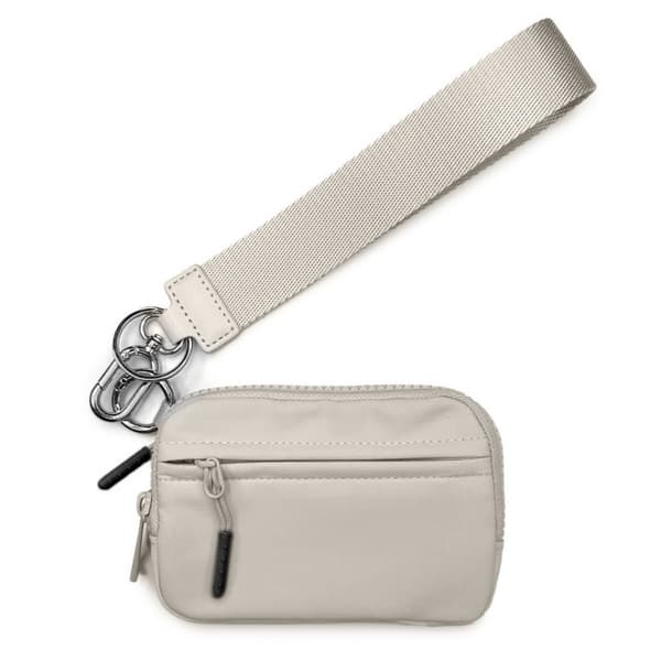 【03】The Iris' Pung, The Iris Pouch Håndledstaske, The Iris Kortpung Nøgleringspung White