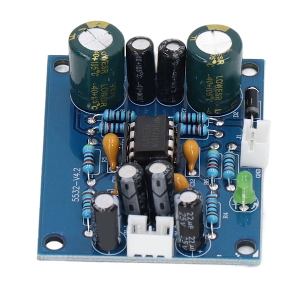 Forforstærker Modul Audio Forforstærker Board NE5532 Chip Tilbehørsdel til Udskiftning