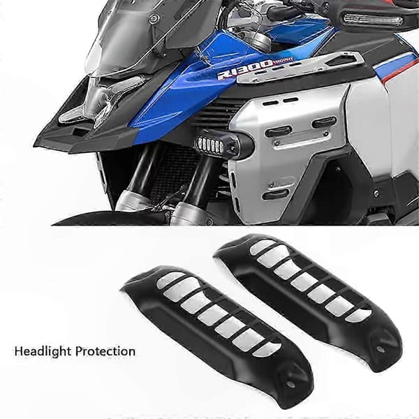 LED-ekstralysbeskyttelse til motorcykeleventyrmodeller 2024-2025 Black