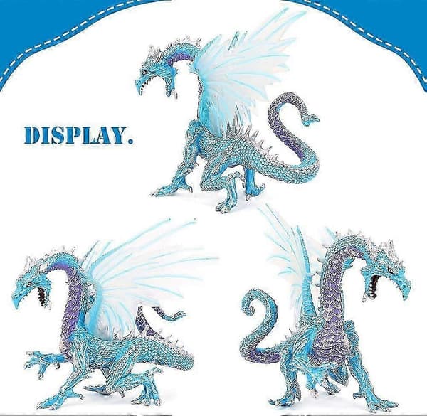 Is-snedrage, Isdrage Legetøj Actionfigur Realistisk Dinosaurmodel