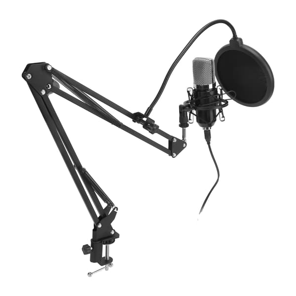 Optagemikrofon USB-stik Kardioid Retningsbestemt Computer Gaming Mikrofonsæt 20Hz‑20KHz