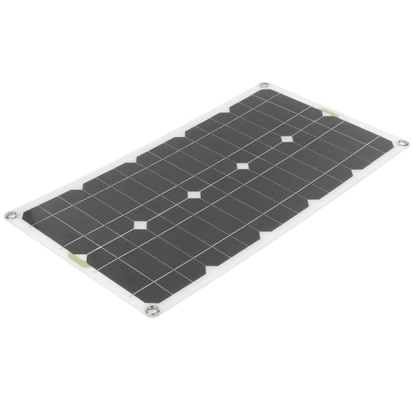 Universal Bærbar Solpanel Oplader Pad Monokrystallinsk 28W USB Udgang Vandtæt