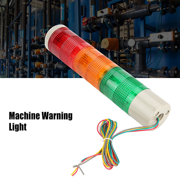 AC 220V Maskine Advarselslampe LED Indikator Advarselssignal Konstant Lys