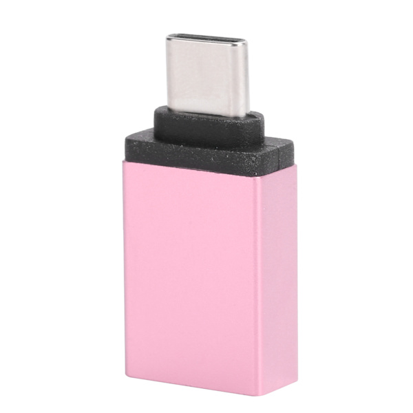 Typ C Adapter Konverter Mobiltelefon Notebook USB Snabbladdning Datortillbehör (Roséguld)