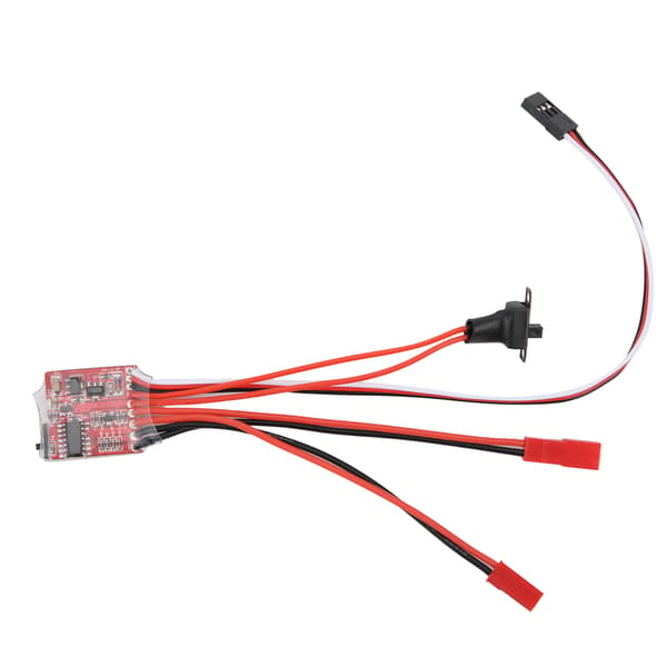 20A ESC 2KHz Framåt Bakåt Elektronisk Hastighetsregulator med Broms för RC Bil Båt Modell Borstad ESC