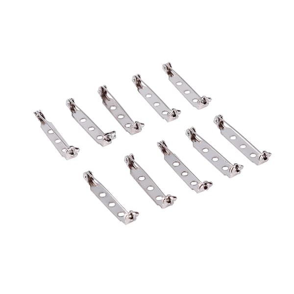 50 st Bar Pins Broschlås Baksida Säkerhetsspärr Rullande DIY Hantverk 32mm
