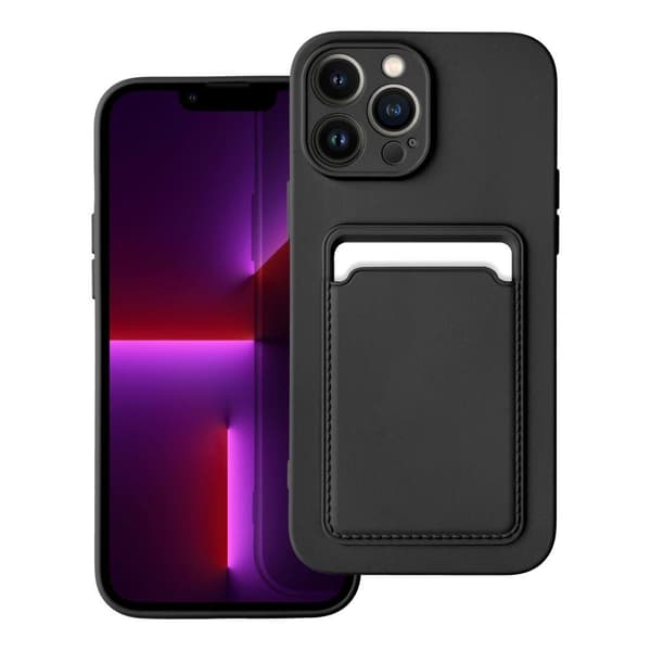【03】Kompatibel med iPhone 13 Pro Max Cover med kortplads fra Forcell - Sort 36