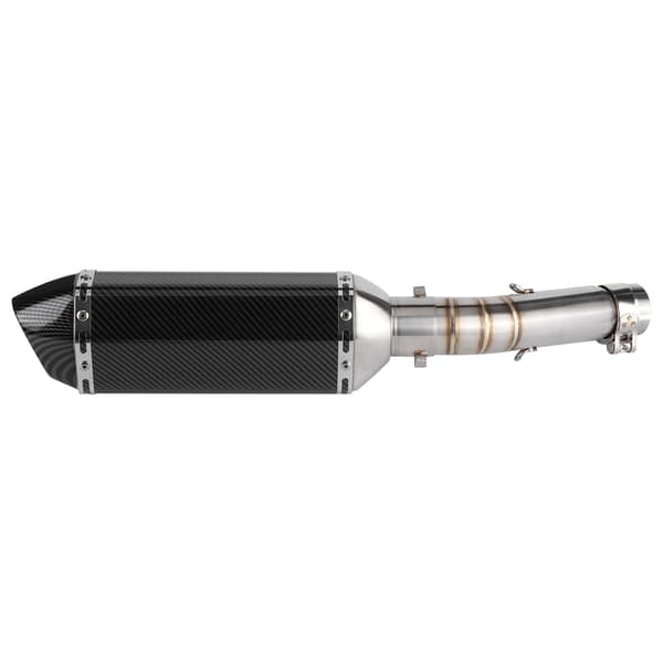 【03】Exhaust System Slip-On Muffler with DB Killer + Mid Pipe Fits CBR500R CB500F CB500X 2013-2015