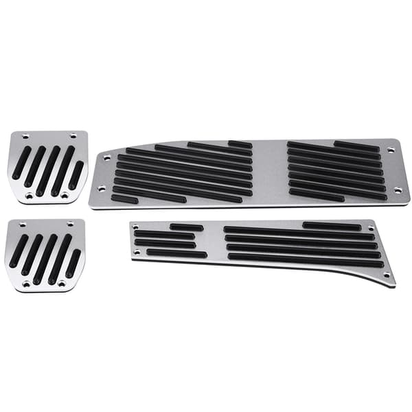 4 stk. Bil Manuel Gearkasse Kobling Bremse Fodstøtte Pedal Pad til 1 3 5 7 X1 Serie E30 E32