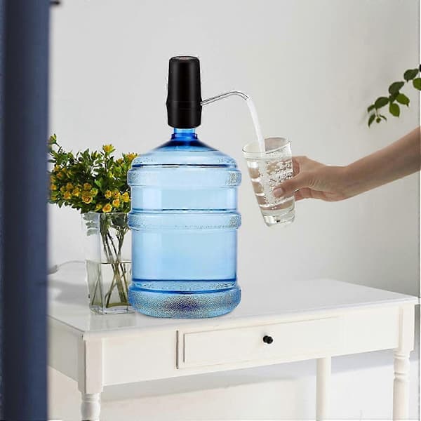 Elektrisk USB-uppladdningsbar automatisk dricksvattenpump för universella 1-5 gallons vattenflaskor, port
