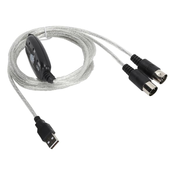 MIDI-kaapeli MIDI–USB-sovitin MIDI-muunnin XP / VISTA / OS X / Window7 -käyttöjärjestelmille