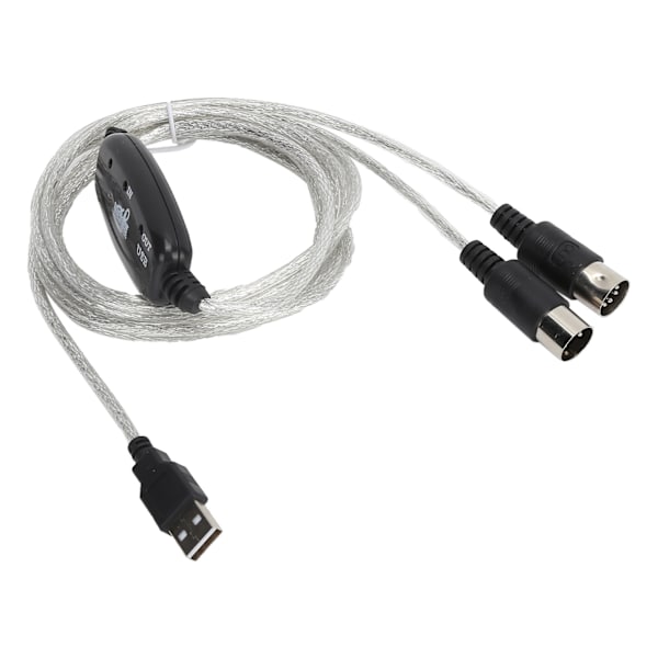 MIDI Kabel MIDI til USB Adapter Midi Konverter til XP / VISTA / OS X / Window7