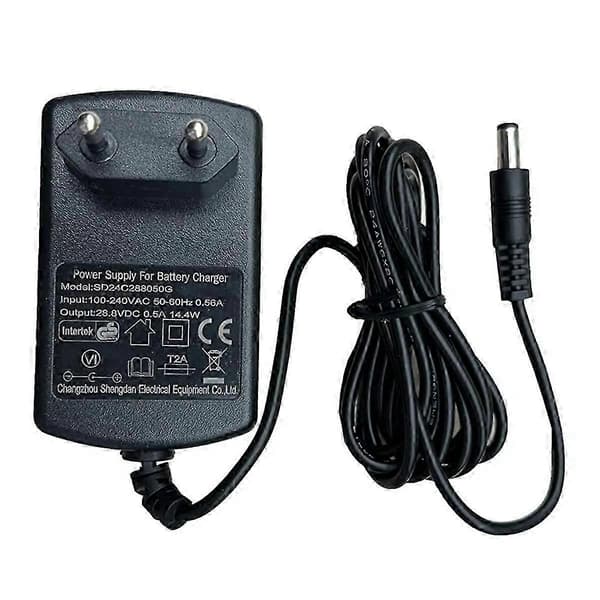 28.8V DC 500mA Europæisk Standard Oplader til Børnelegetøjsbiler Børn Kørebil Tilbehør