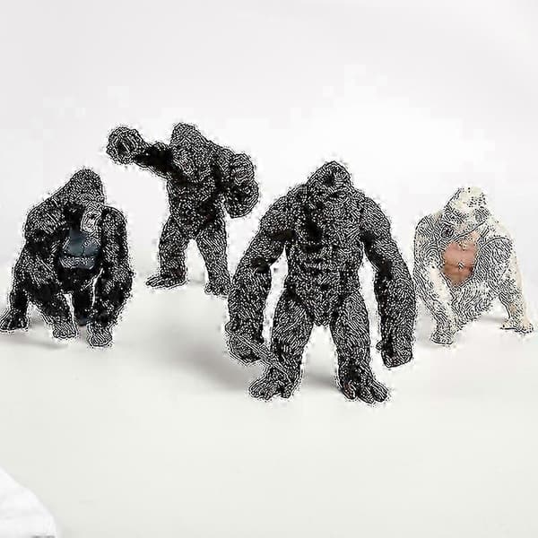 King Kong Actionfigur Figur Samling Actionfigur Model Legetøjsgave 1 stk. med kniv SZRH A-B