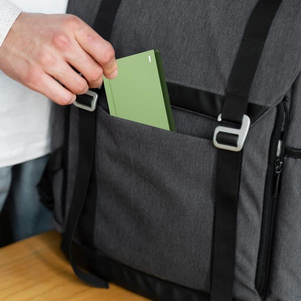 Mini hopfällbart Bluetooth-tangentbord - Bärbart trådlöst tangentbord i full storlek, hopfällbara resetangentbord (grön)